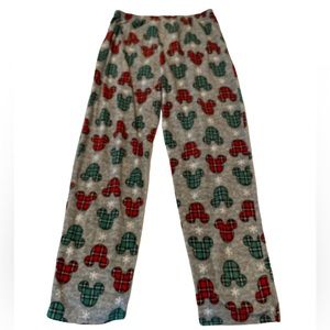 Mens large Mickey Mouse fleece pajama bottoms